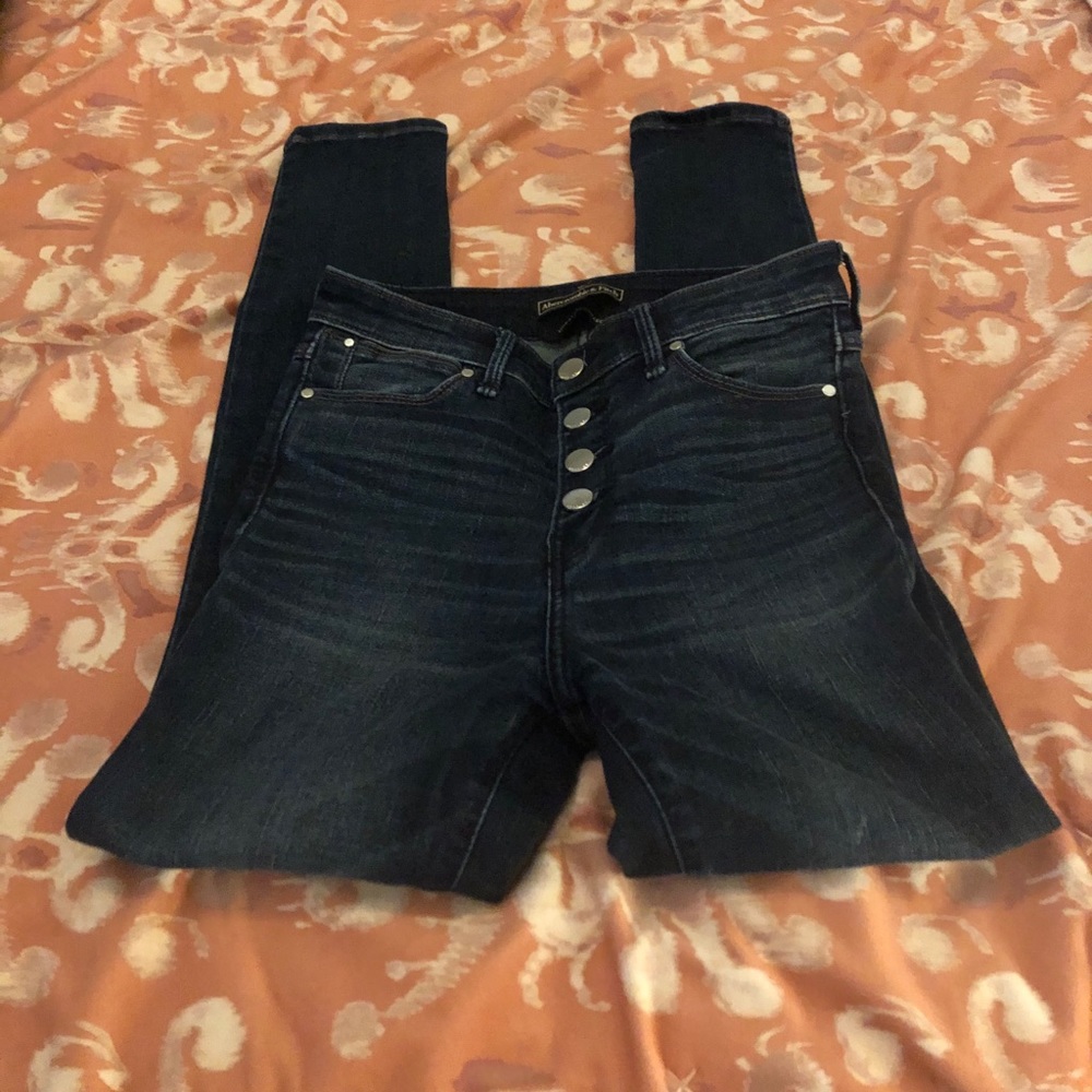 Abercrombie high waist skinny jeans